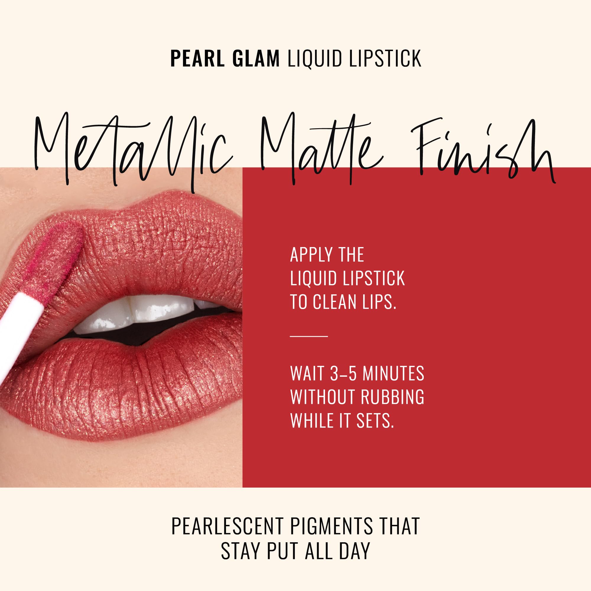 Runway Rogue Pearl Glam tube closeup highlights luxe packaging.