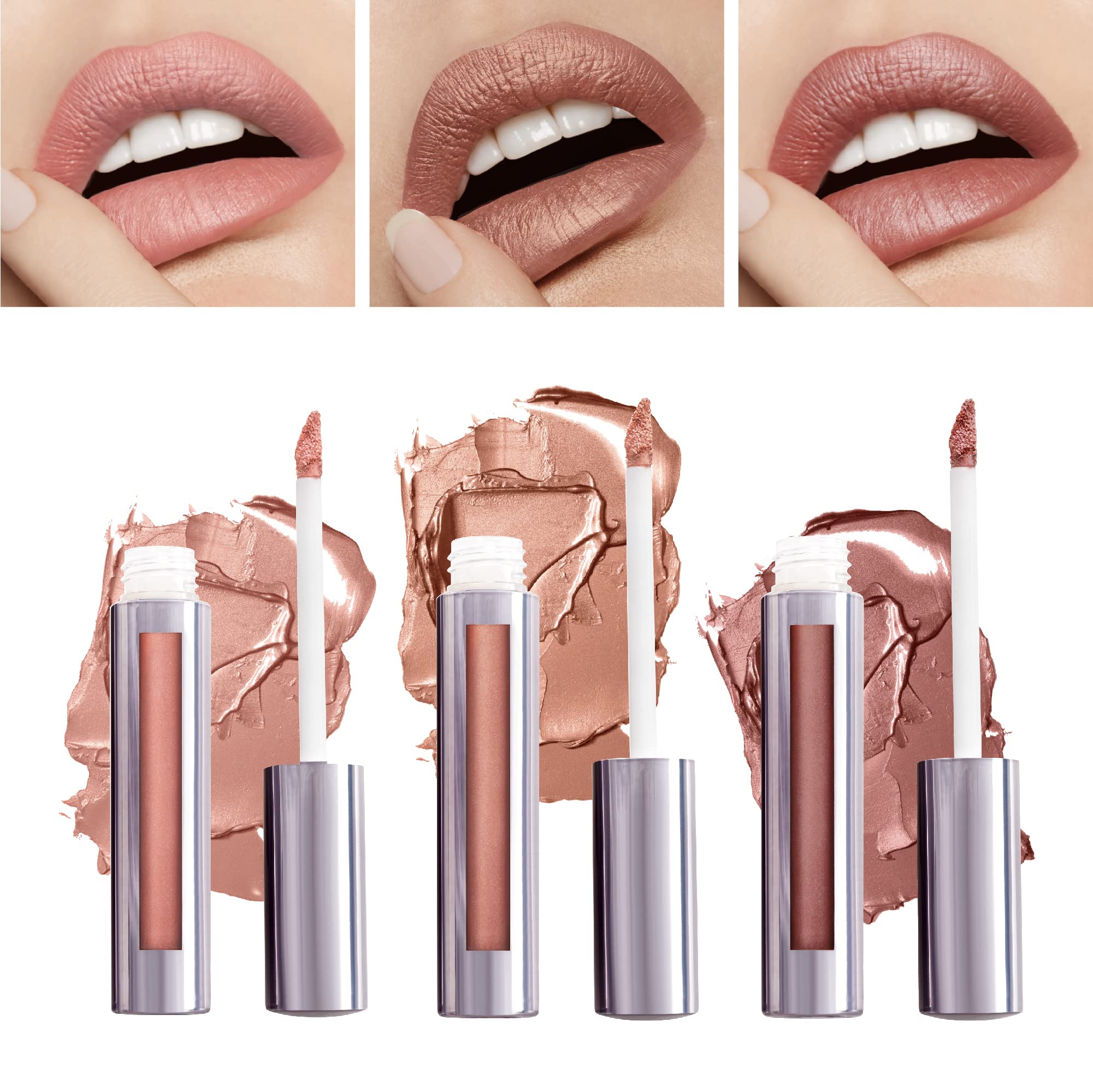 Runway Rogue Silk Glam Paparazzi lip color in tube, peachy-nude shade for daily elegance.