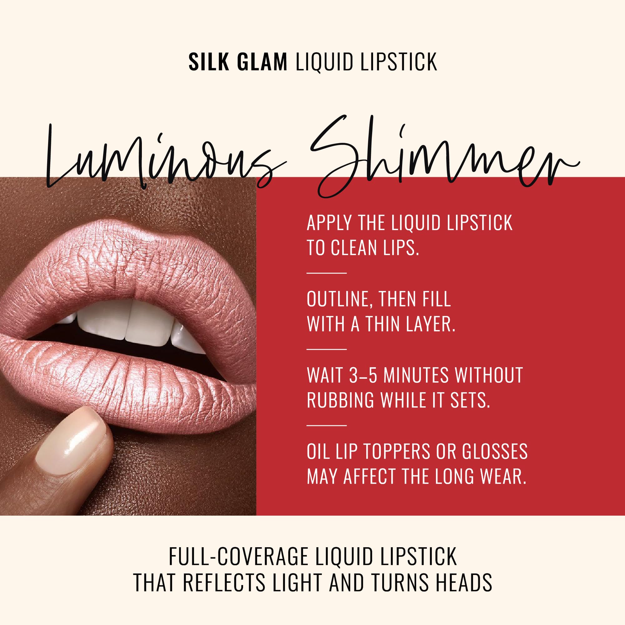 Runway Rogue Silk Glam Trophy Wife tube close-up highlights creamy texture.
