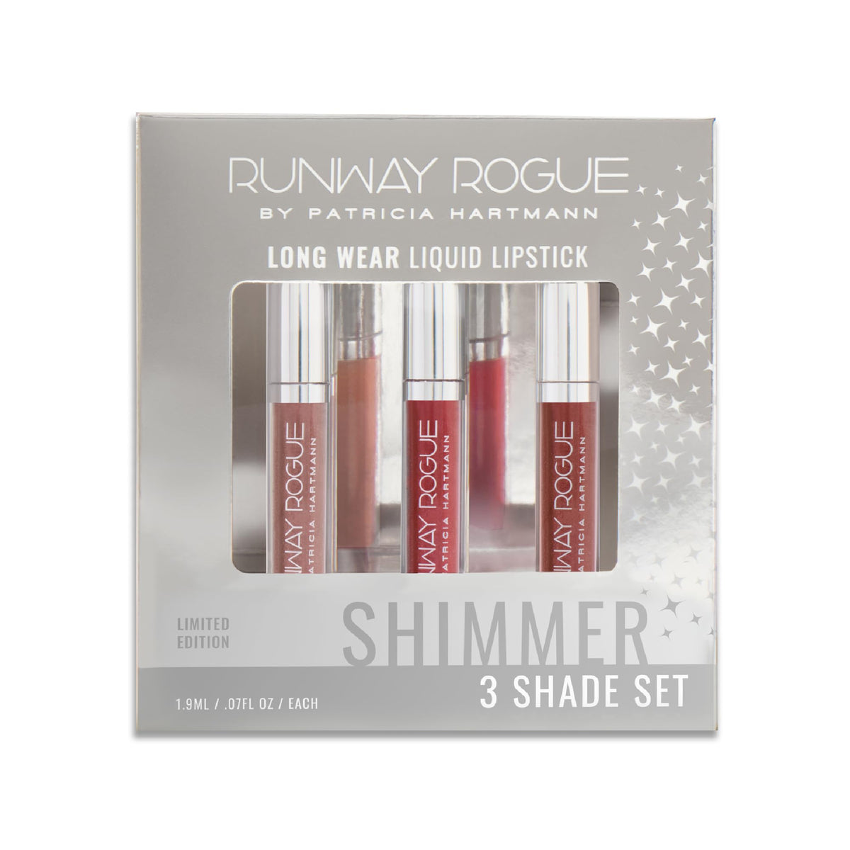 Runway Rogue Try Me Soft Light lip shade close-up, silky shimmer for everyday glamour