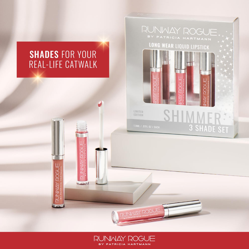 Runway Rogue lip contour guide demonstrating precise lip lining.