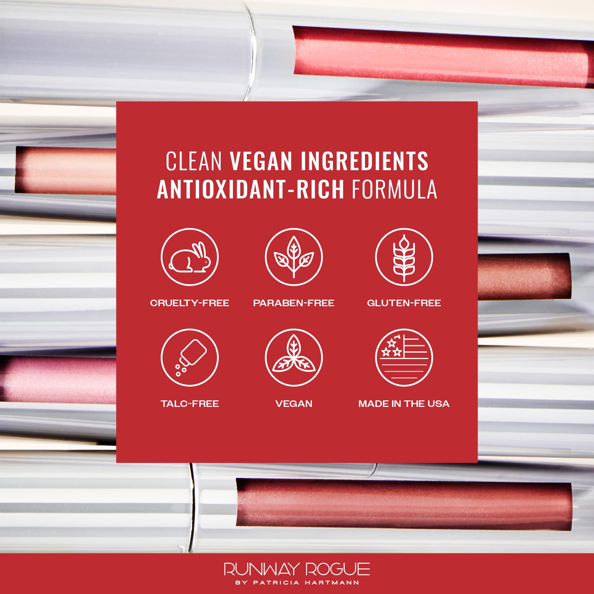 LuxGloss Photo Filter formula feels non-sticky and comfortable.