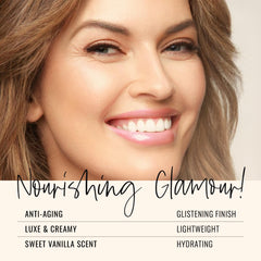 LuxGloss Photo Filter pearls catch light, adding dimension to lips.