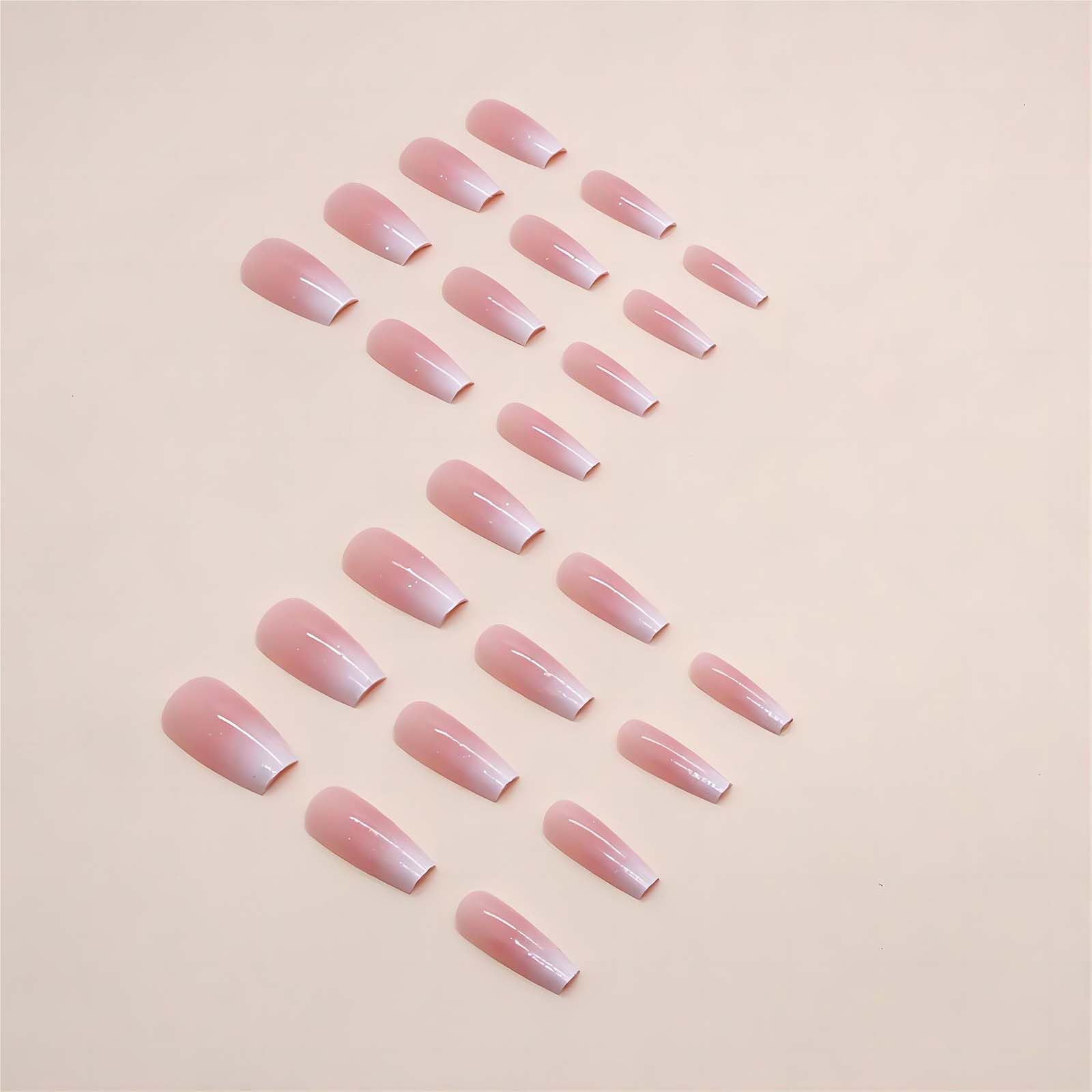 RUOKEXIN glossy acrylic nails with glitter for durable, salon-like results