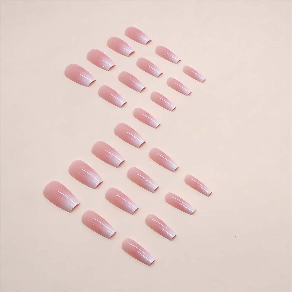 RUOKEXIN glossy acrylic nails with glitter for durable, salon-like results