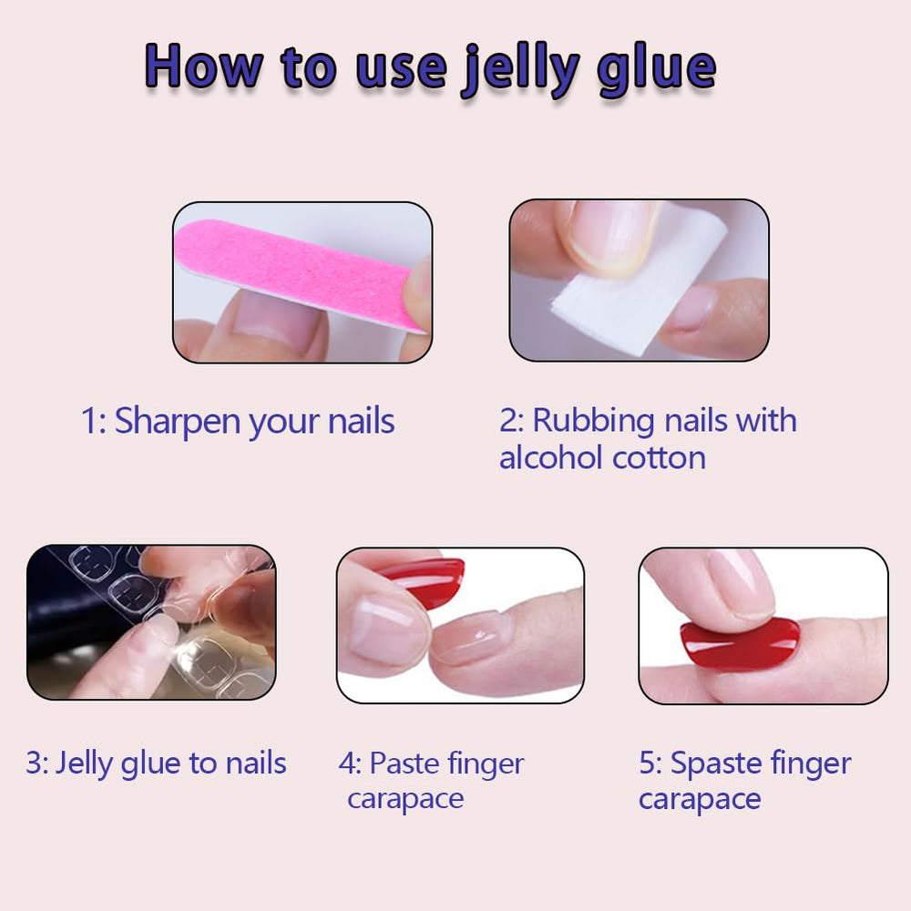 RUPOFUZA durable eco-friendly ABS nails with glossy finish.