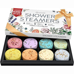 RUSEMLE rose scented shower steamer for soothing aromatherapy during showers