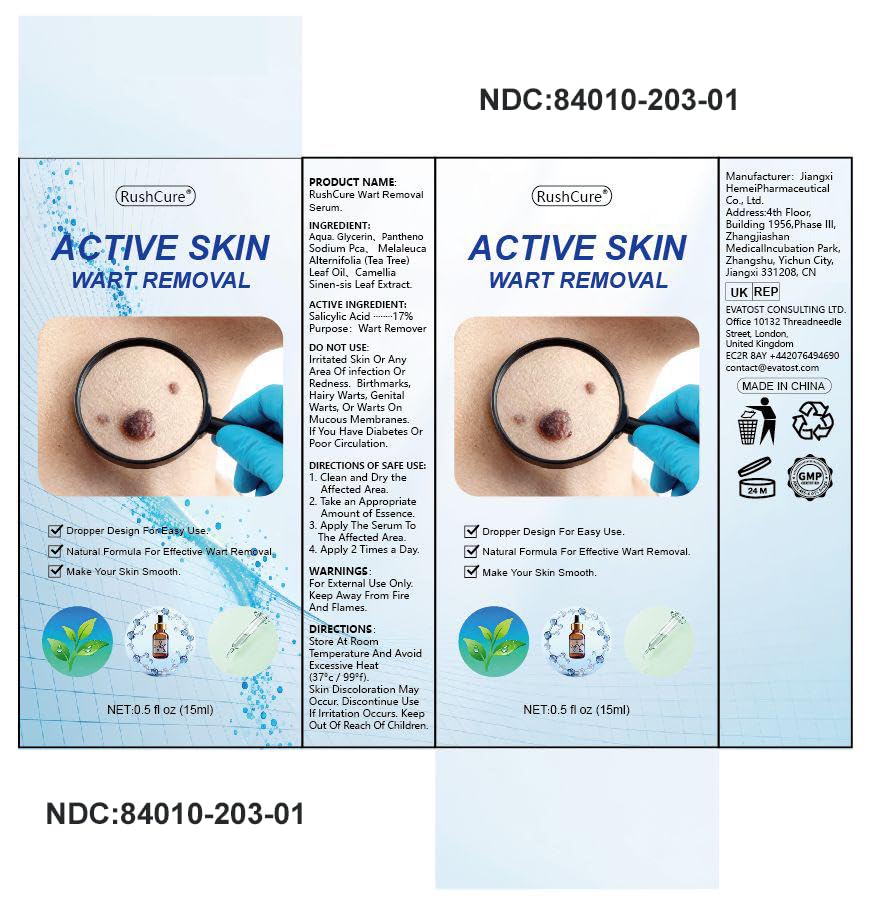RushCure quick-acting wart treatment on daily care routine