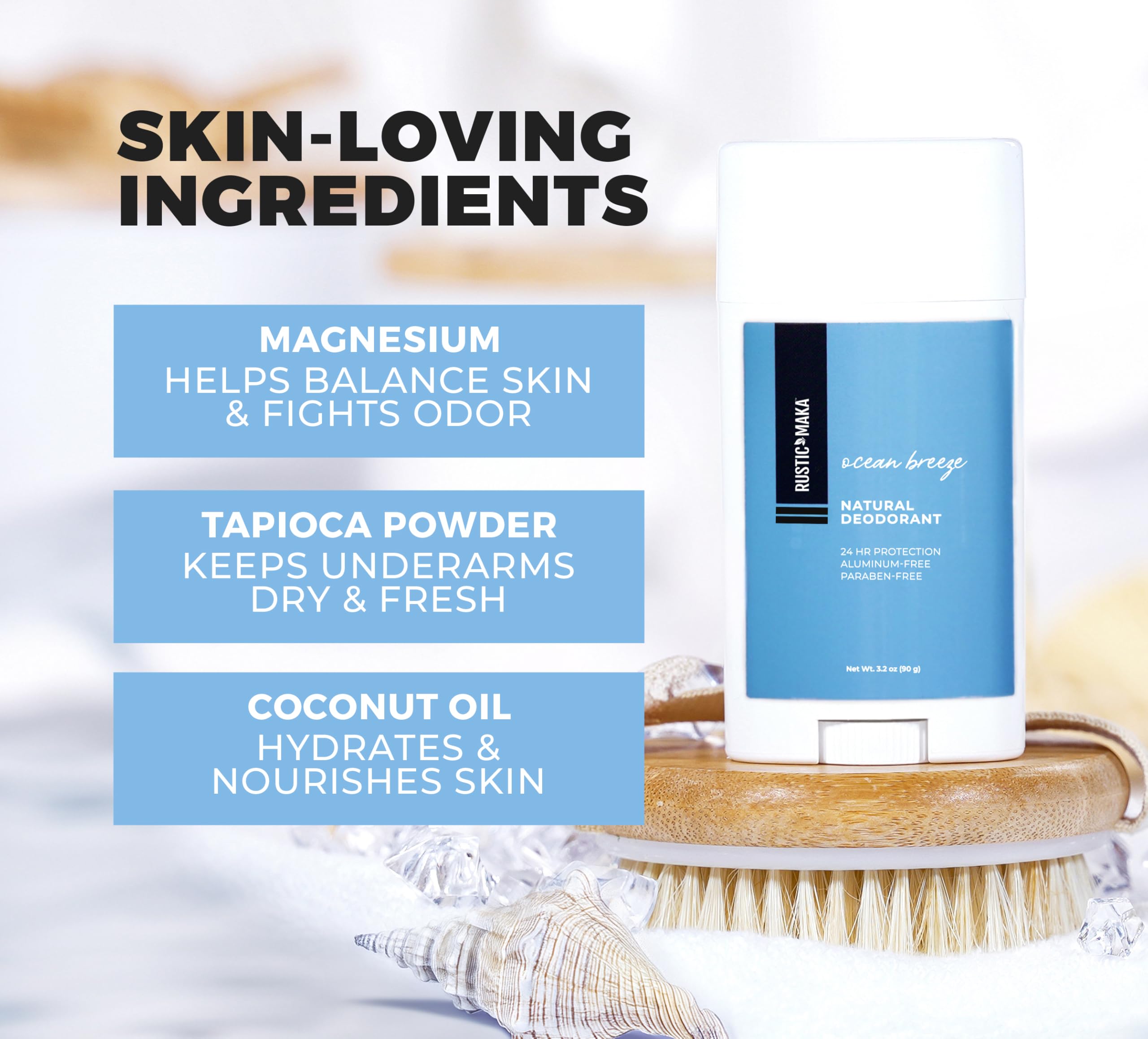 Cruelty-free symbol signals ethical manufacturing behind Rustic MAKA.