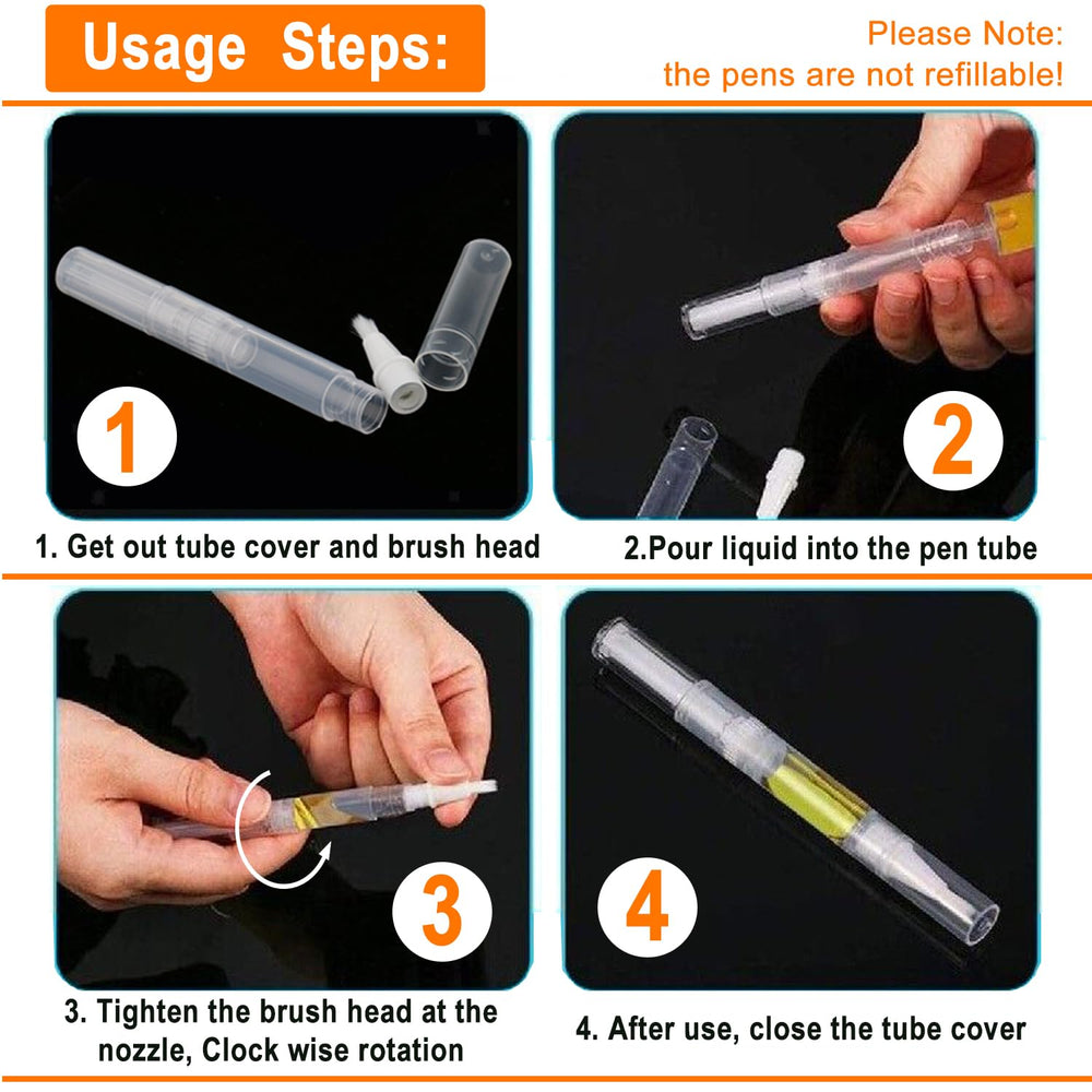 Rvetol versatile pen can hold lip gloss samples.