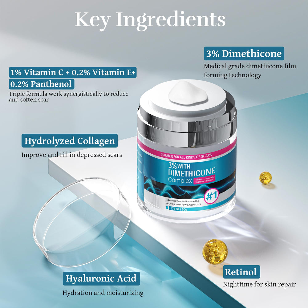 RWT Silicone Scar Cream reduces redness and improves scar texture.