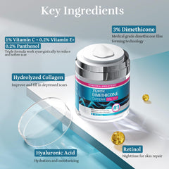 RWT Silicone Scar Cream reduces redness and improves scar texture.