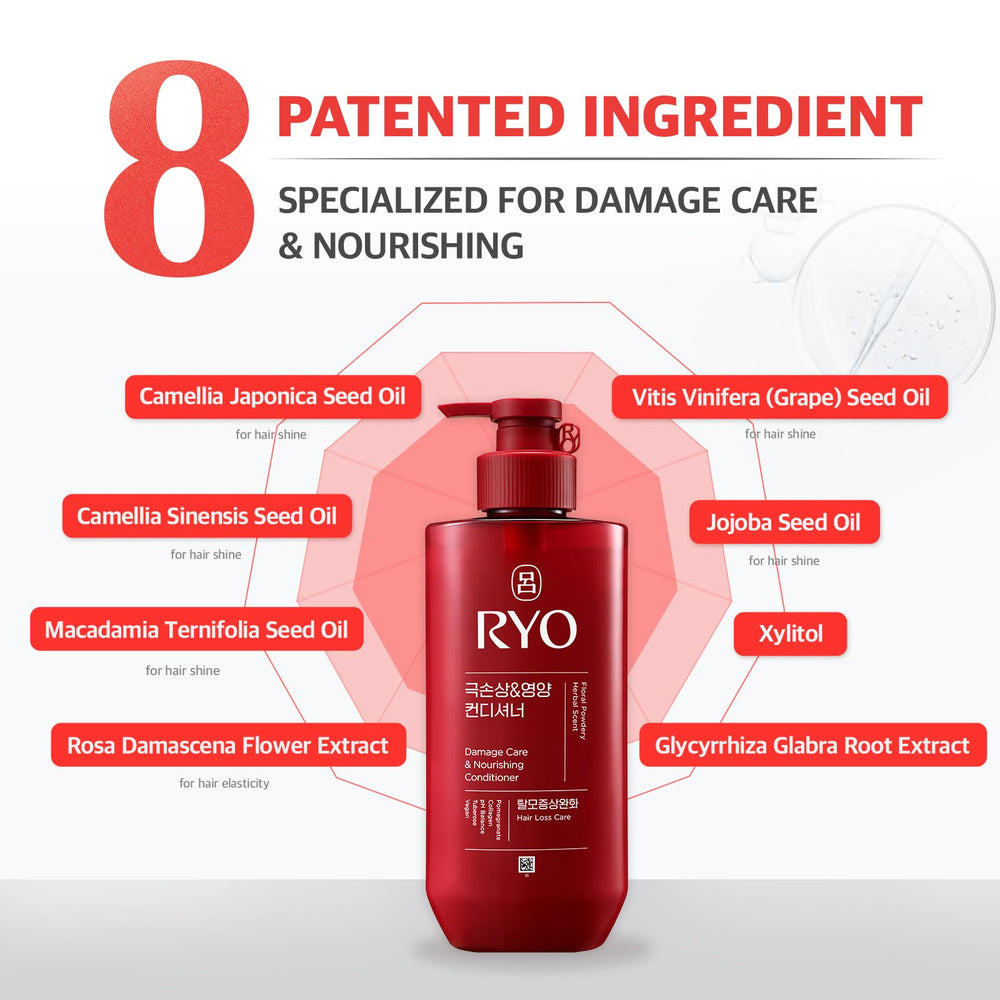 Ryo lather on wet hair illustrating gentle cleansing and moisture.