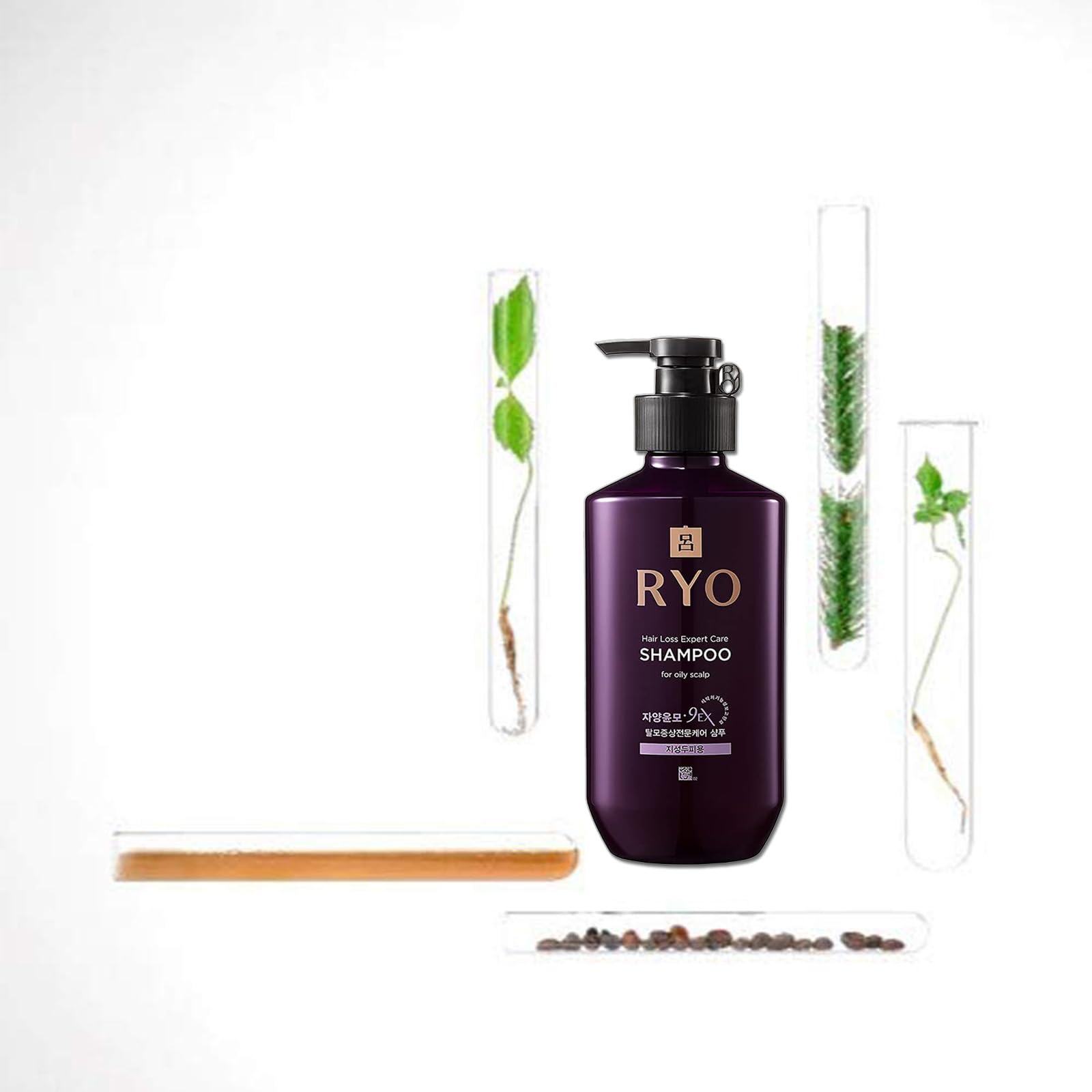 RYO creamy lather running through hair, indicating moisturizing scalp care.