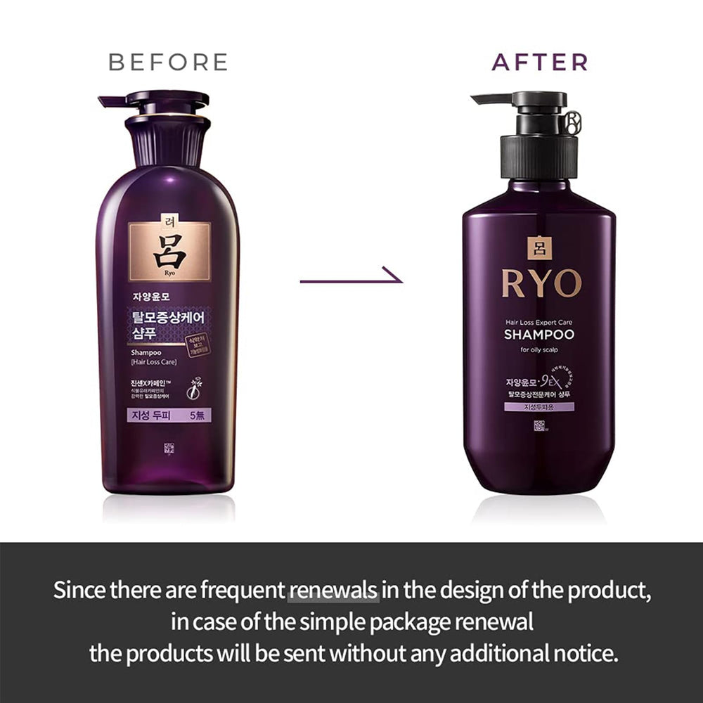RYO shampoo pump with creamy foam, signaling deep cleansing and cooling finish.