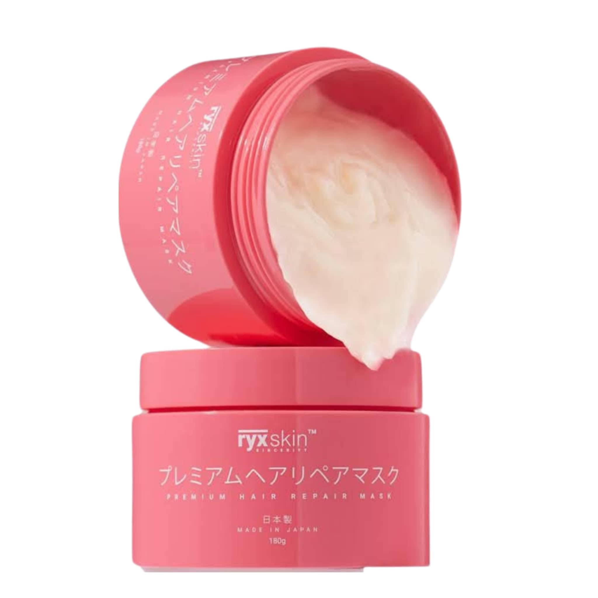 Ryxskin Premium Hair Repair Mask 180g bottle: deep hydration for smooth, manageable hair.