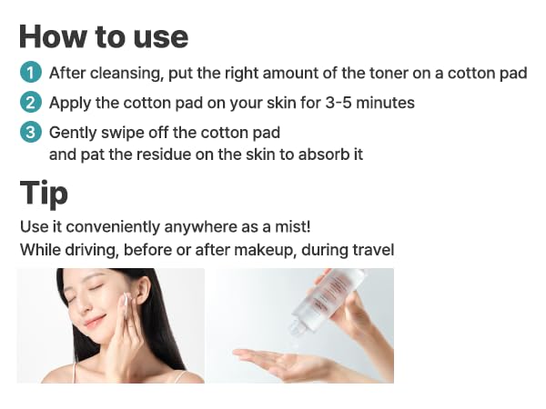 S.NATURE Aqua Oasis Toner flatlay with other skincare products