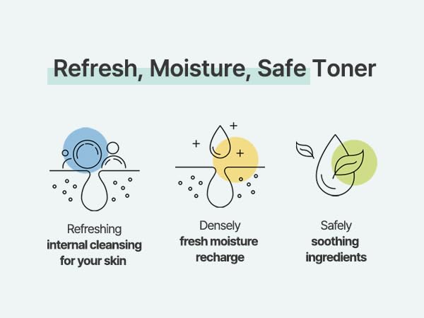 S.NATURE Aqua Oasis Toner liquid swatch shows mild PHA exfoliation