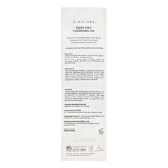 S.NATURE Aqua Rice Cleansing Oil being applied for melt-away cleansing and balanced skin