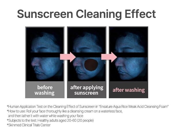Foaming texture close-up indicates easy lather and quick cleansing