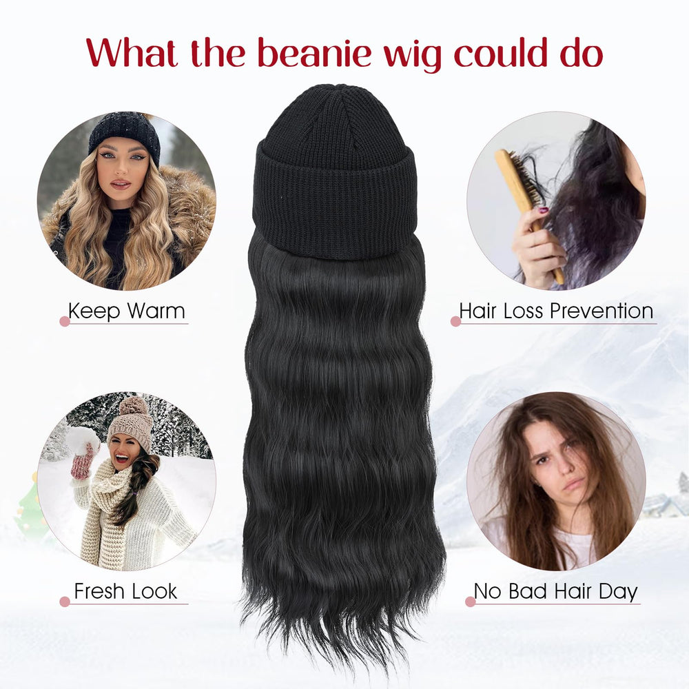 S-noilite Beanie Wig inner buckle design ensures secure fit