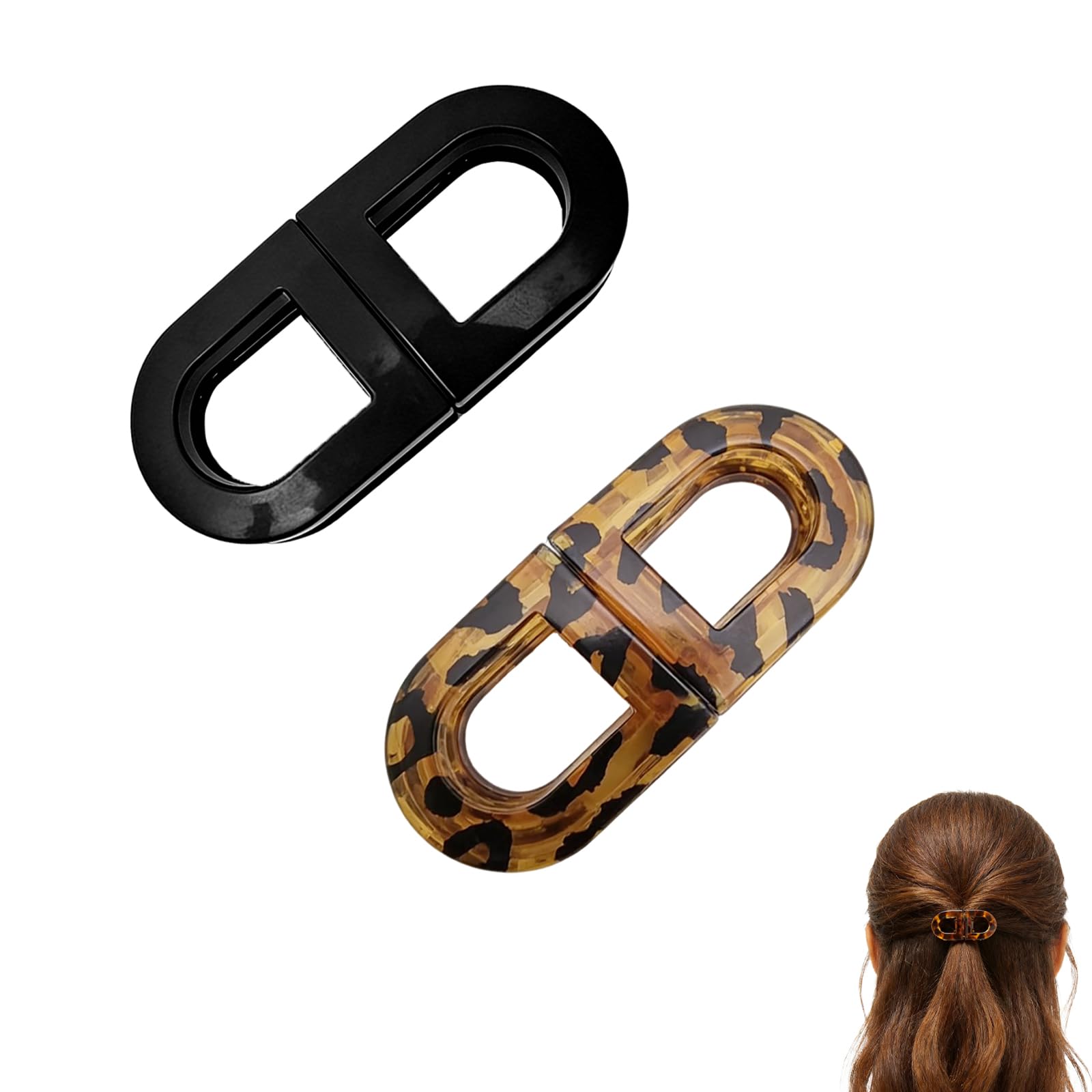 S-SNAIL-OO magnetic hair clip with closed design for secure all-day hold.