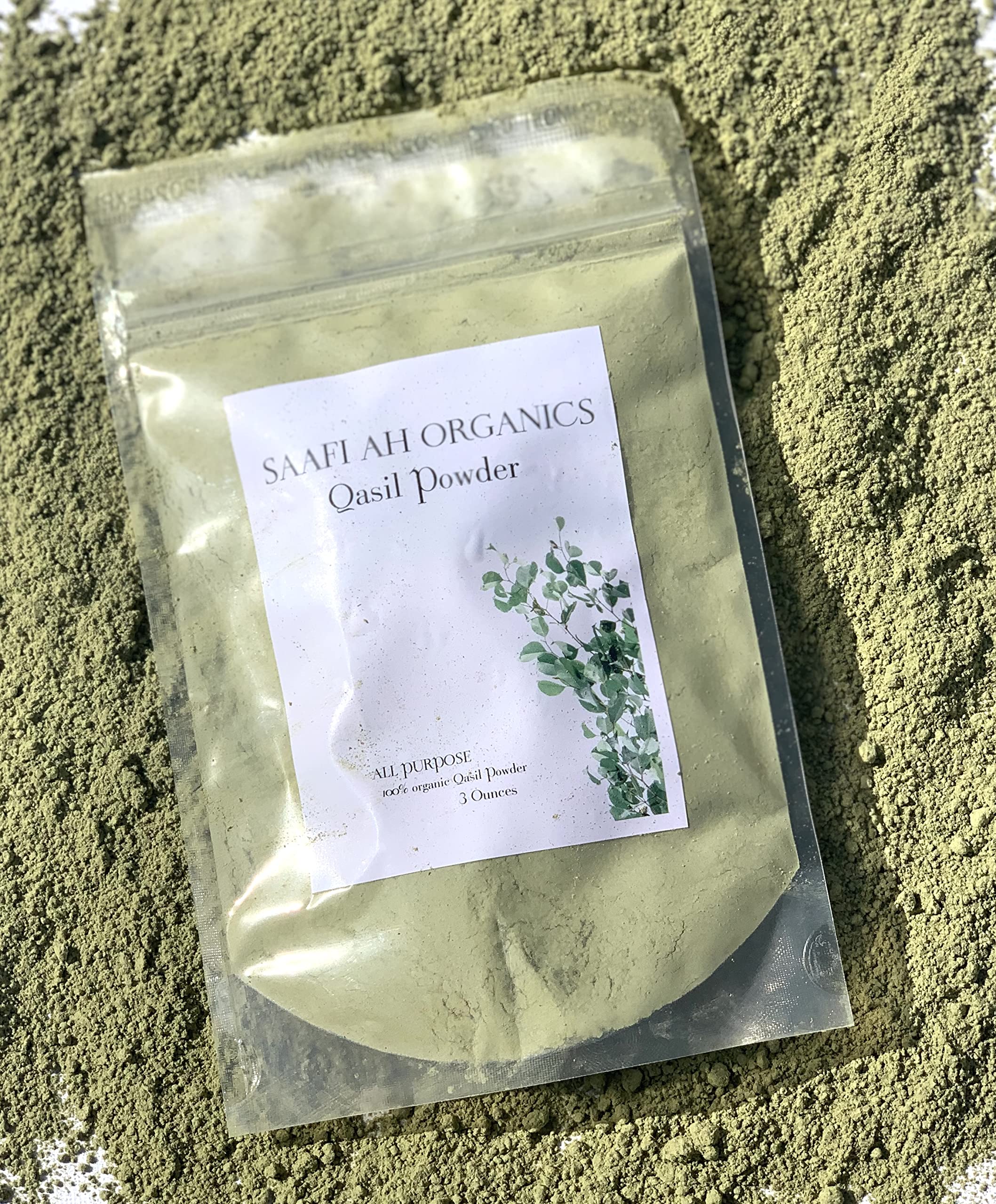 SAAFI AH ORGANICS Qasil powder leaf for natural exfoliation and glow