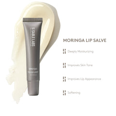 S'ABLE Labs lip salve applied on lips for smoothness.
