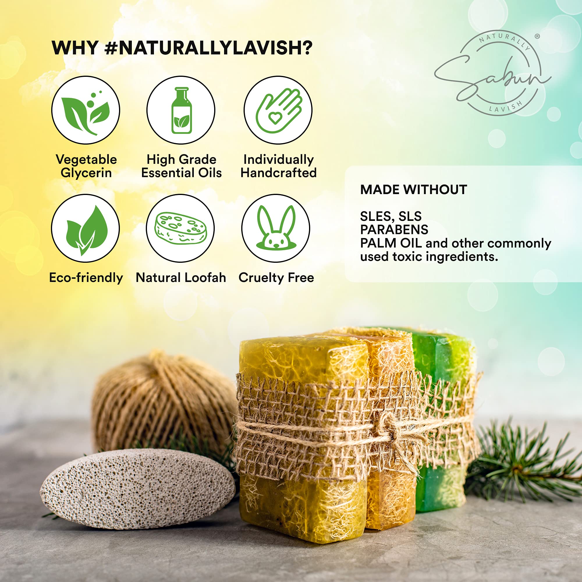 SABUN NATURALLY LAVISH The Mayan cocoa butter bar for rich moisture