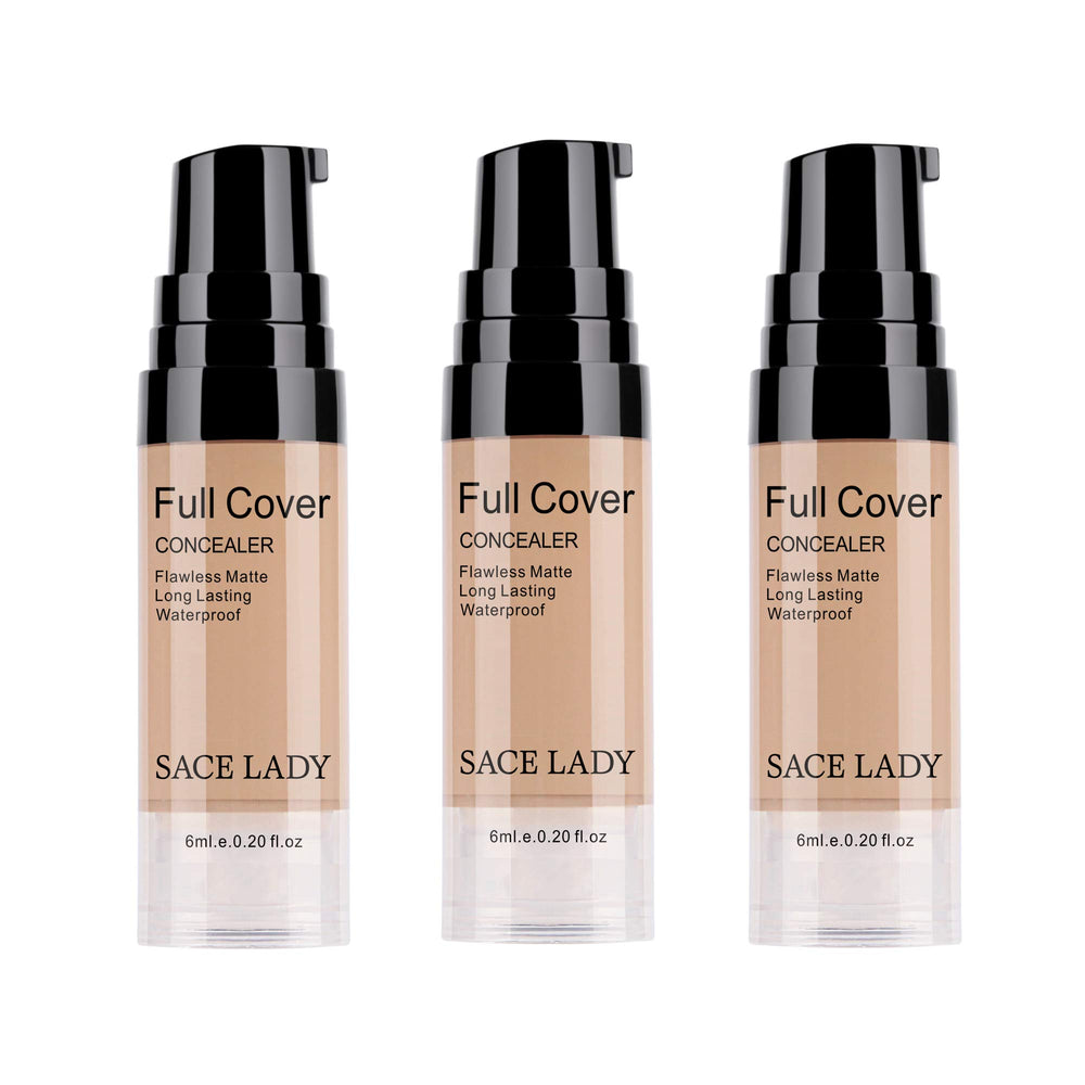 SACE LADY 3-pack concealer swatch showing warm natural shade for seamless coverage.