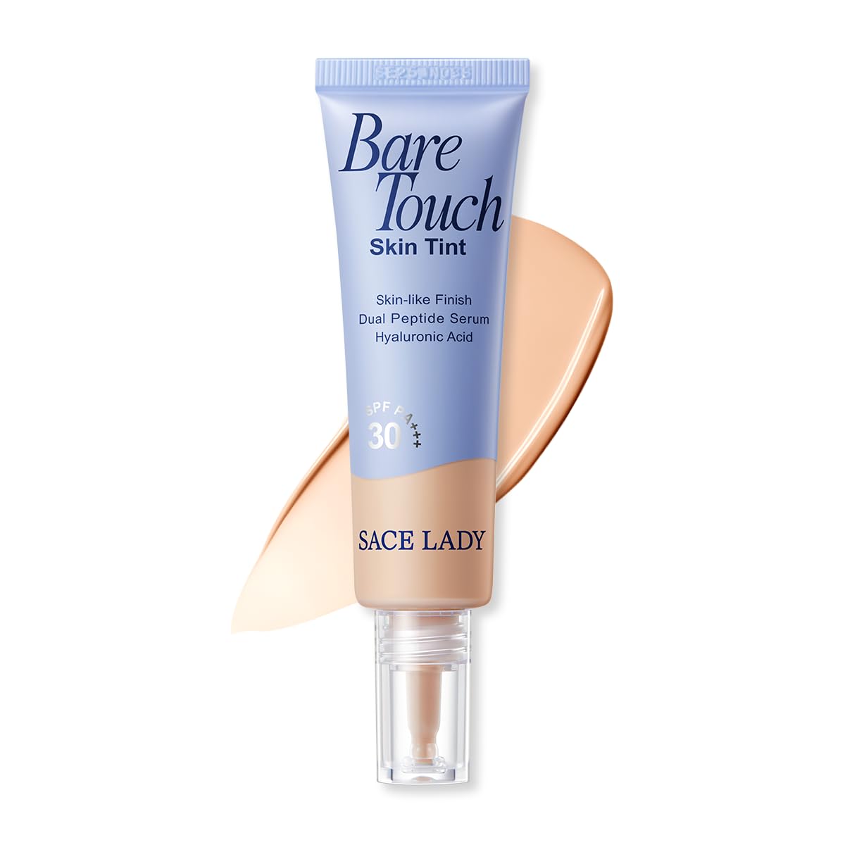 SACE LADY Bare Touch Skin Tint bottle pour for lightweight coverage and easy application.