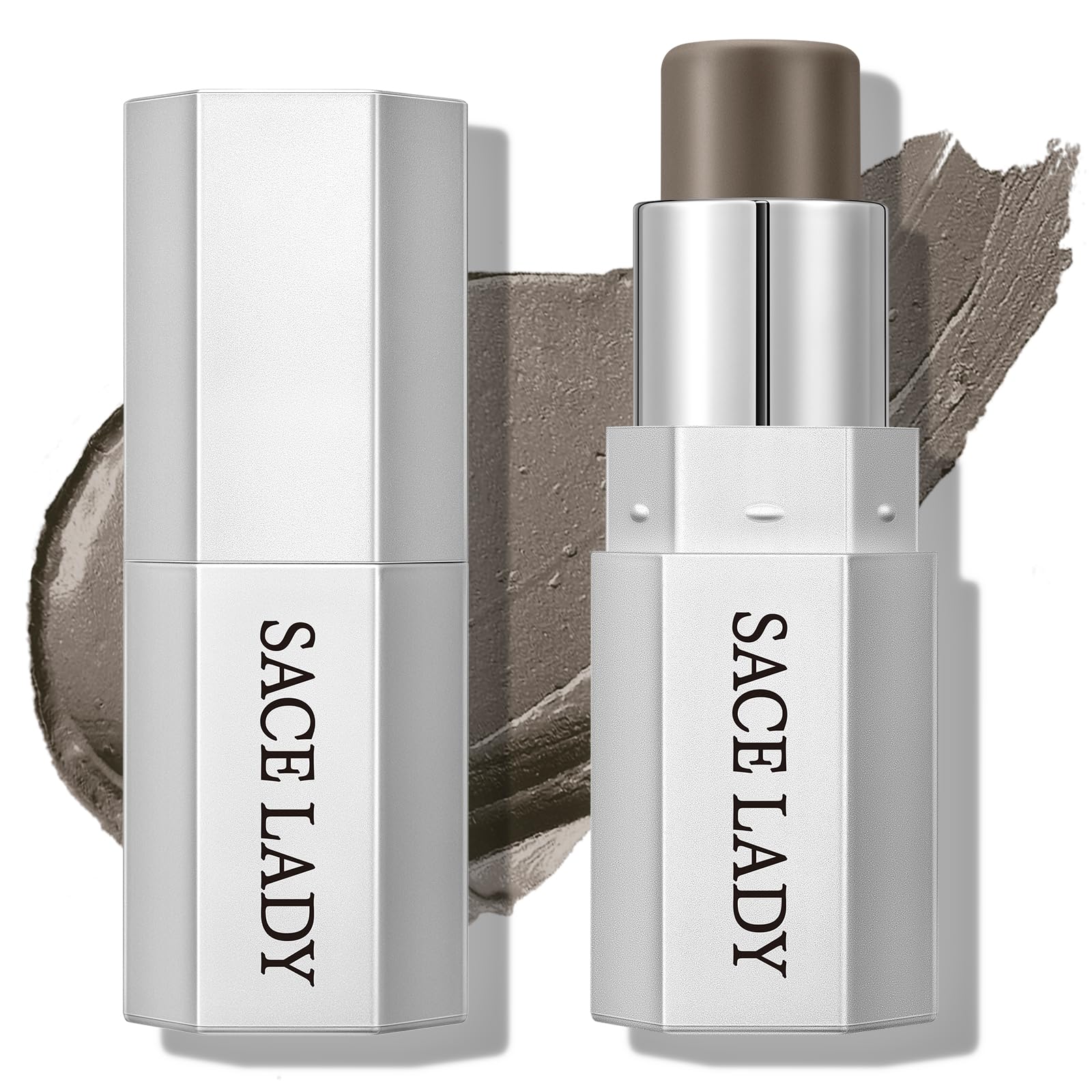 SACE LADY contour stick Shady swatches showing cool-toned shade and natural look