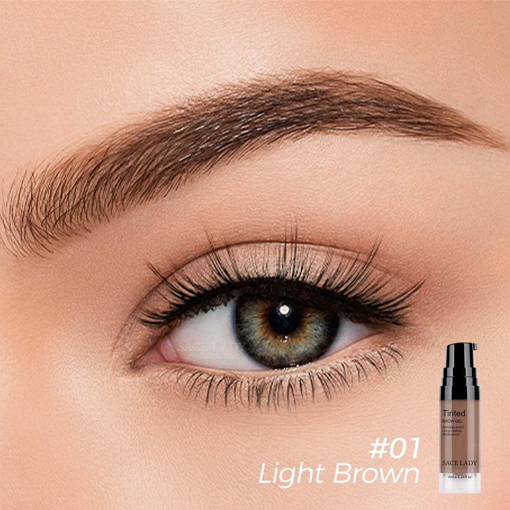 SACE LADY brow gel packaging close-up, travel-friendly kit