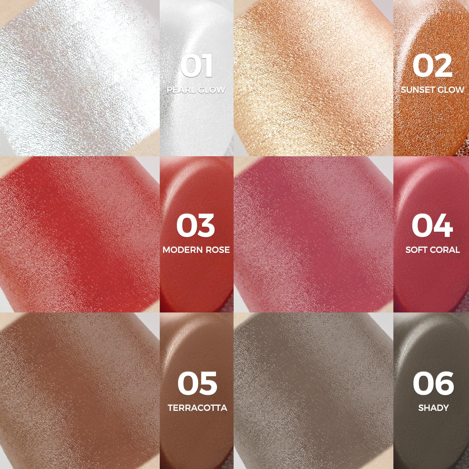 Application of SACE LADY contour stick on face for defined features