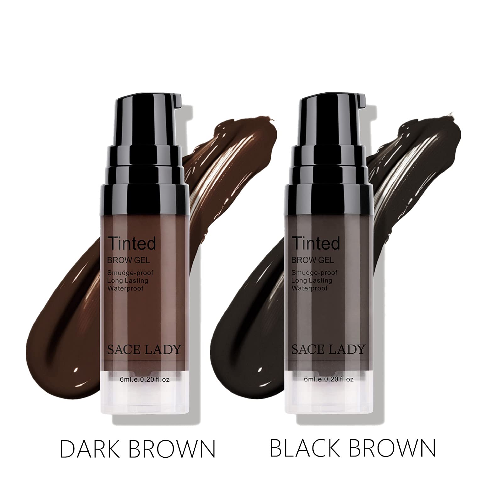 SACE LADY long-lasting brow gel provides 24-hour wear for defined brows