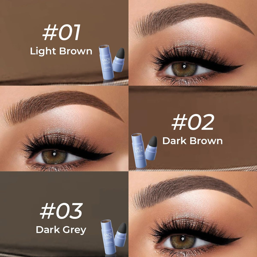 Cream can double as contour or hairline shade.