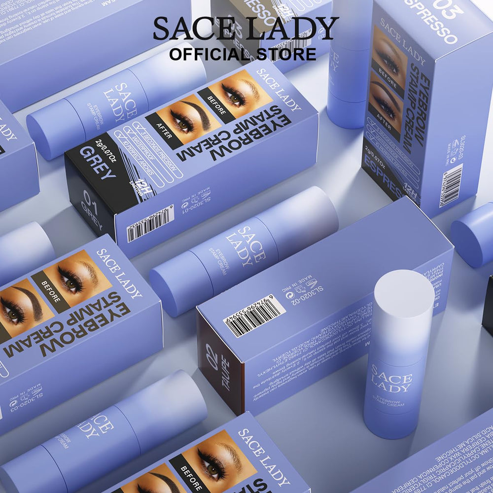 Compact packaging suitable for travel and touch-ups.