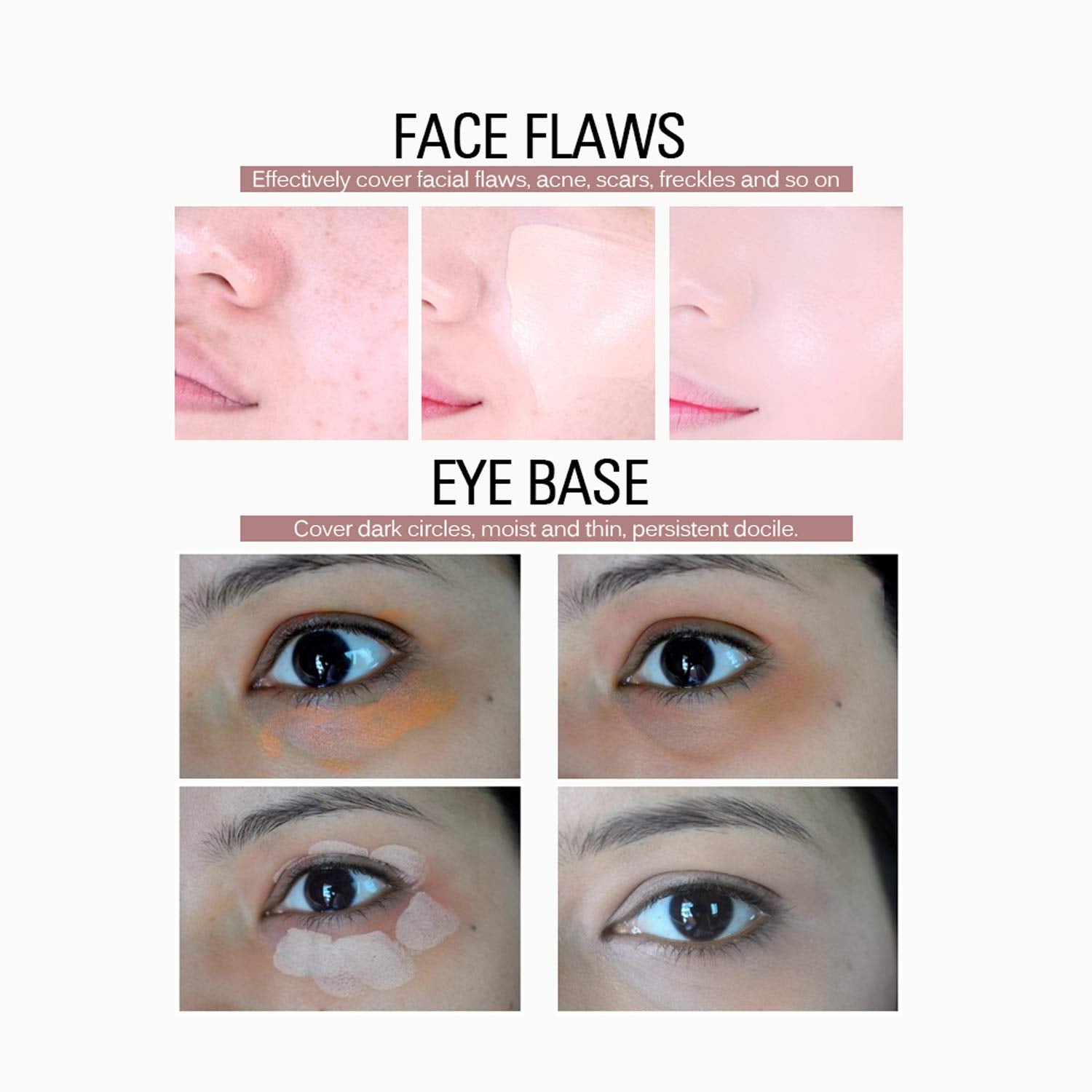 SACE LADY packaging with sponges included for easy makeup routine.
