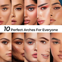 Waterproof and smudge-proof brow finish that lasts all day.