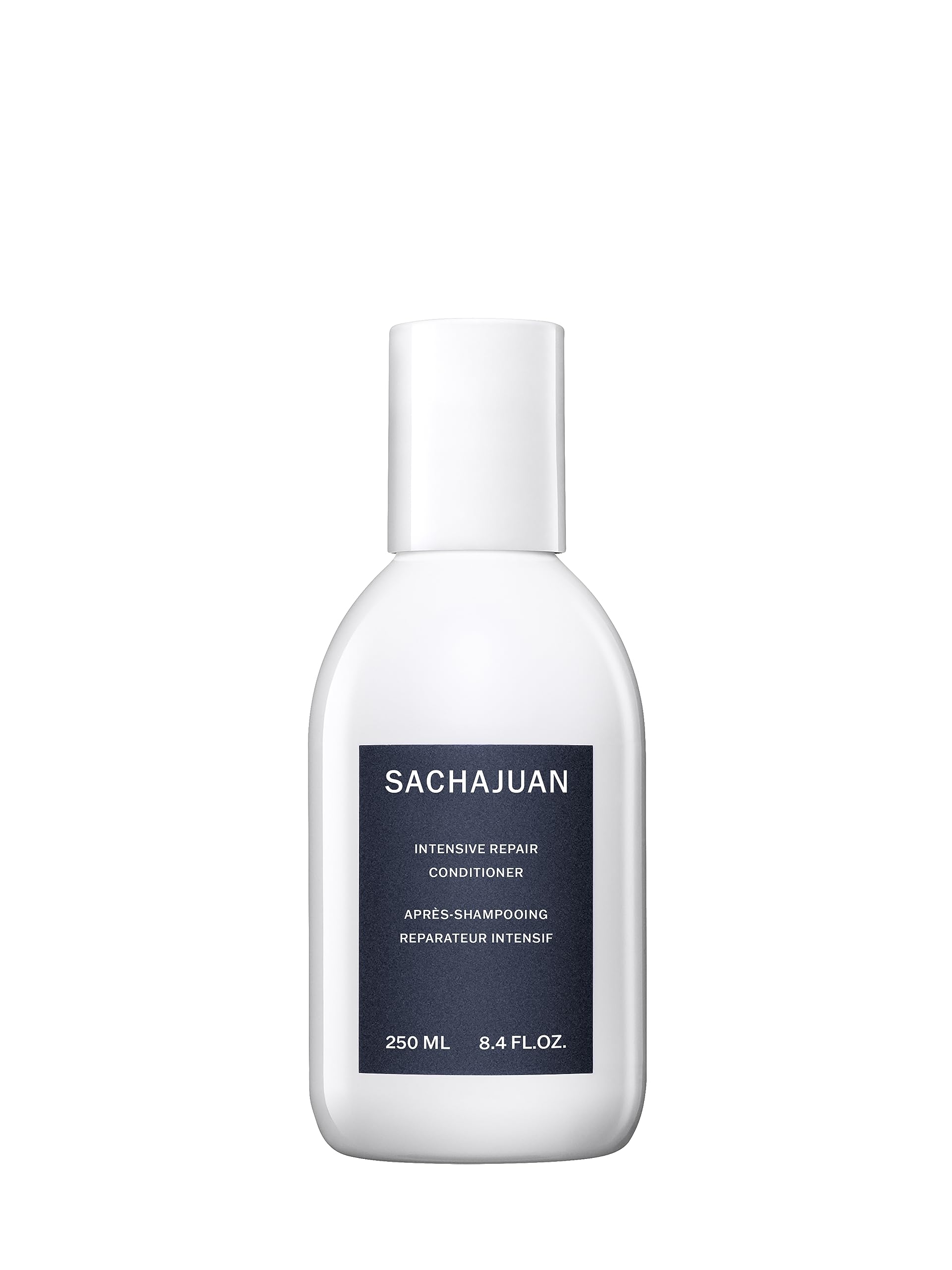 SACHAJUAN Intensive Repair Conditioner bottle, sleek packaging and vegan formula.