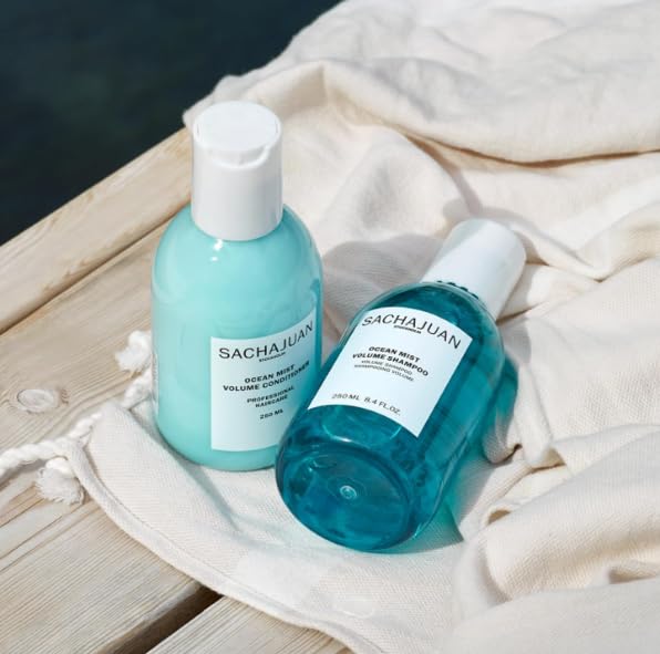 SACHAJUAN logo on bottle with vegan, paraben-free formula