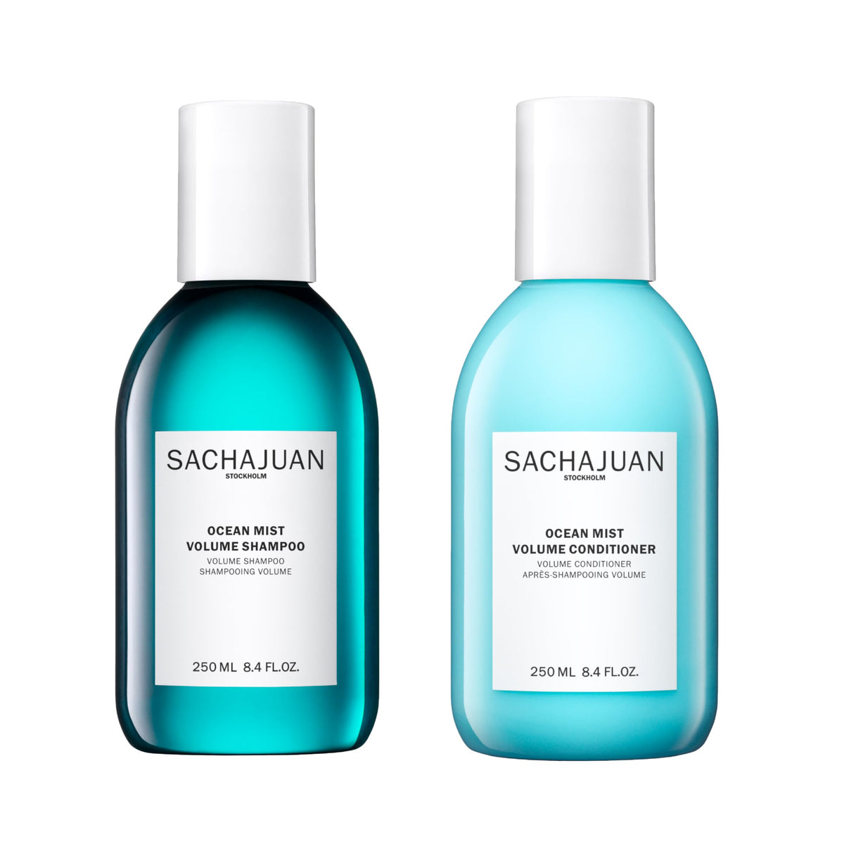 SACHAJUAN Ocean Mist Volume Shampoo bottle showing lift for fine hair