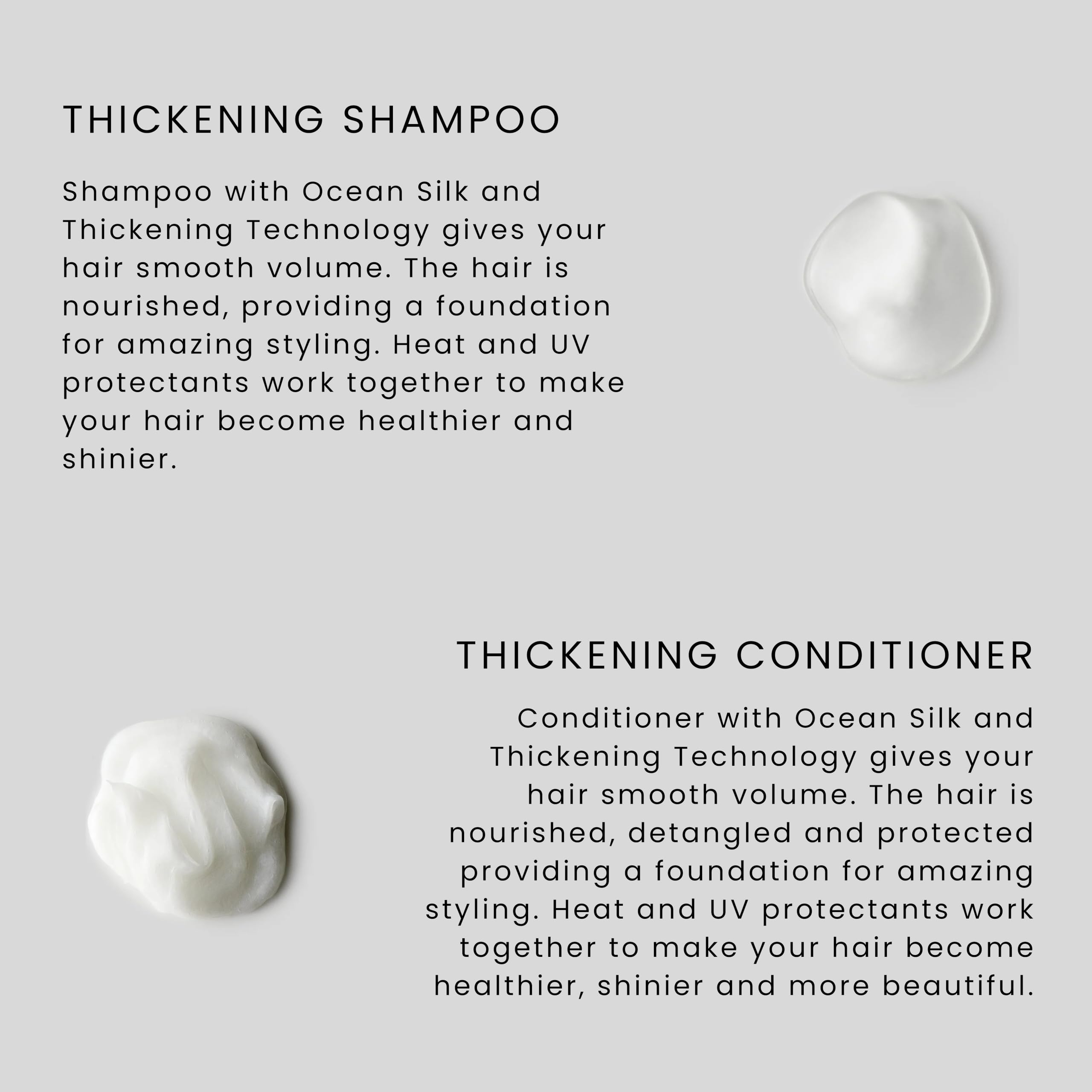 SACHAJUAN Thickening Conditioner bottle detangles and nourishes for fuller movement
