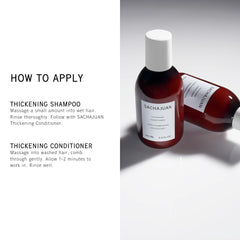 SACHAJUAN thickening conditioner bottle for detangling and shine
