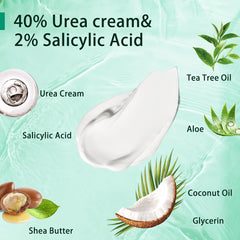 SACLLCAS Urea Cream 40% for dry cracked heels and smoother skin.