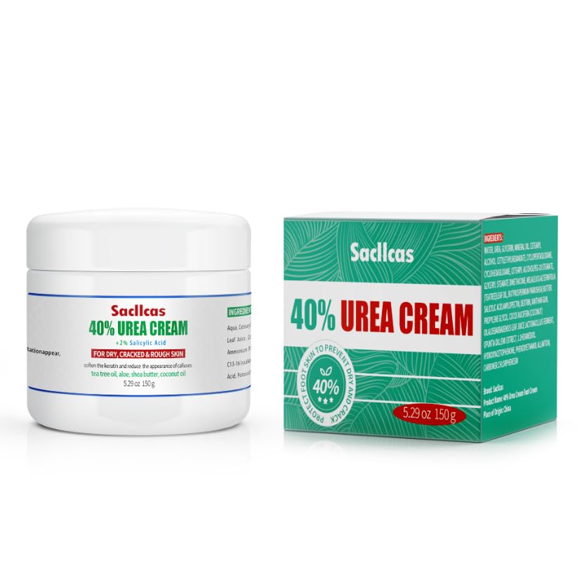 SACLLCAS Urea Cream 40% suitable for hands and knees use.