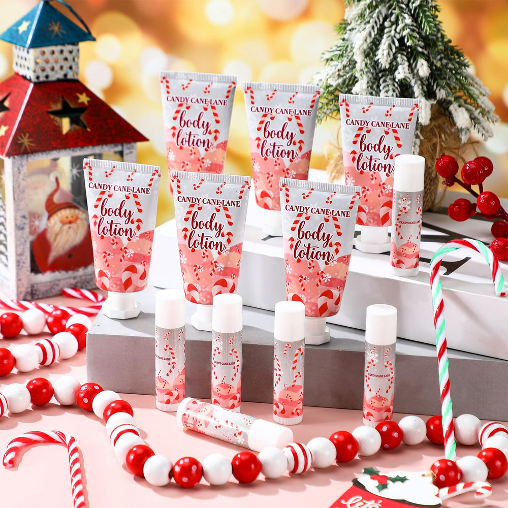 Sacubee mint vanilla body lotion set in travel sizes for on-the-go hydration