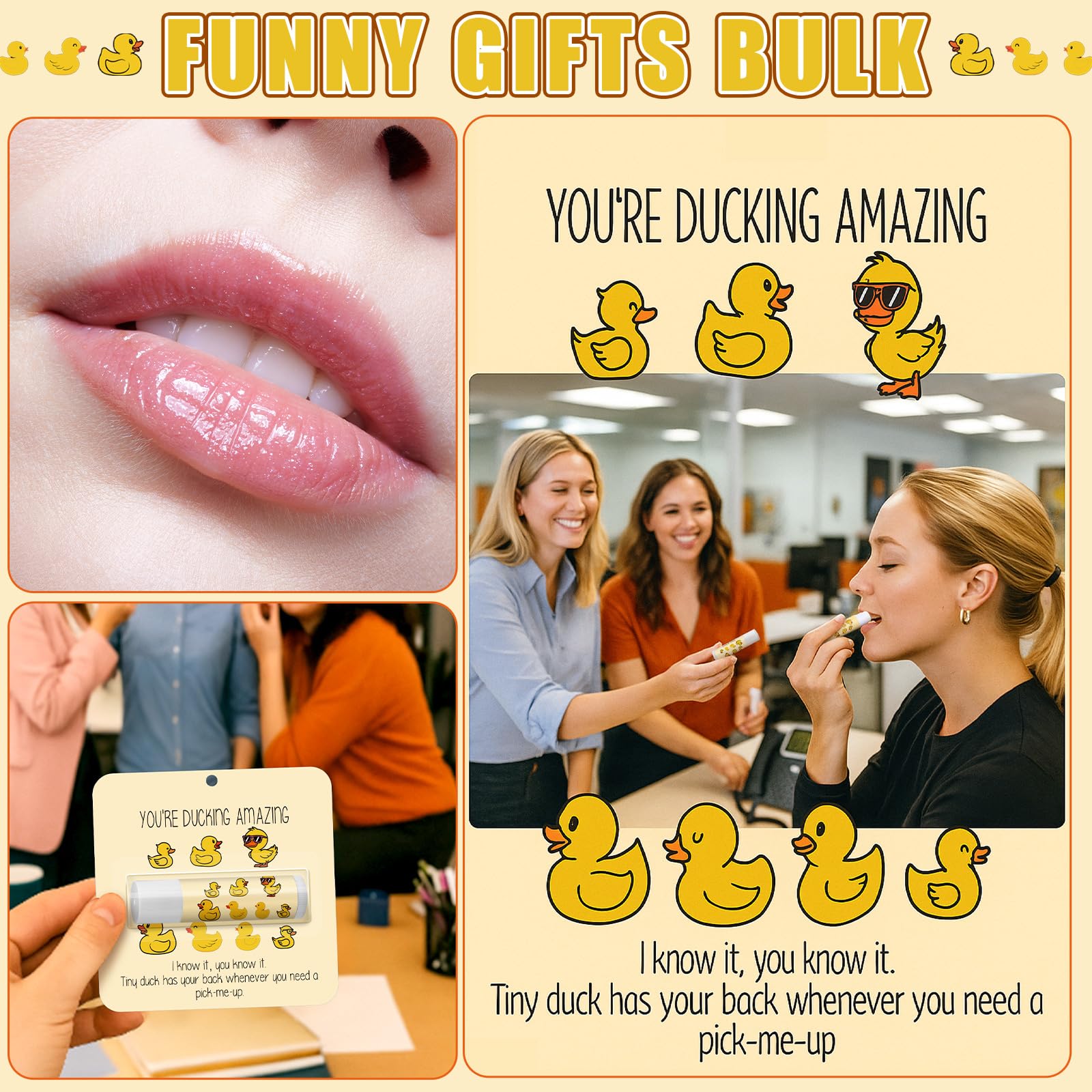 Sacubee 30-pack lip balm set, ideal for bulk employee gifts