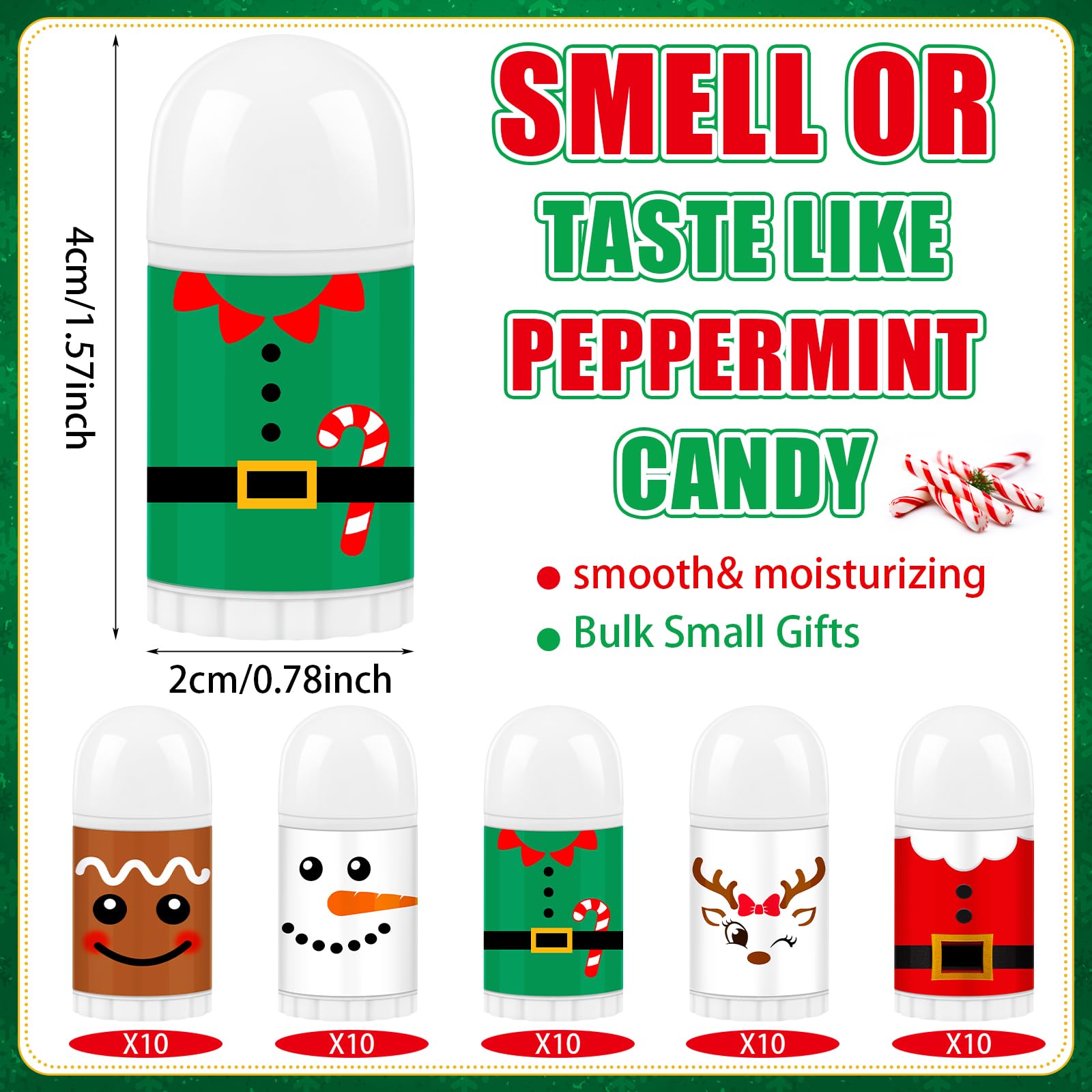 Sacubee bulk lip balms 50-pack, convenient gift for parties
