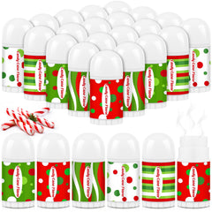 Sacubee Christmas lip balm bulk pack peppermint flavor for gifting.